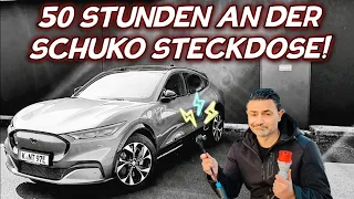 Elektroauto für 50 Stunden an die Steckdose! Wie sicher ist das? #elektroauto  #mustangmache
