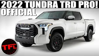 2022 Toyota Tundra TRD Pro Leaked Now Official— Here's What It Looks Like From Grille to Tailgate!