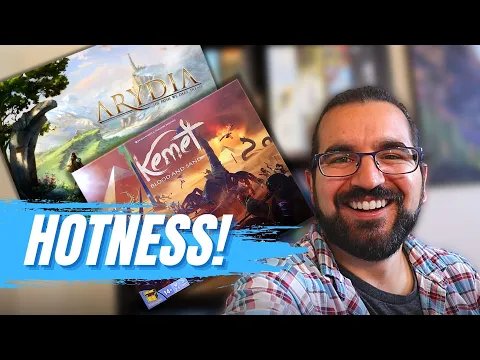 ARYDIA BOARD GAME AND KEMET: BLOOD AND SAND | Top Ten Board Games May 31st