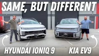 Hyundai IONIQ 9 vs Kia EV9! Similar, But Surprisingly Different