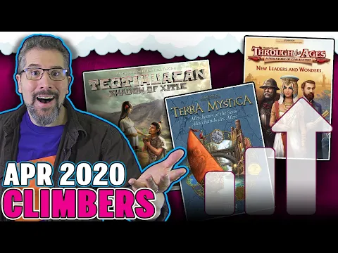 Top 10 Board Games Gaining Popularity | April 2020