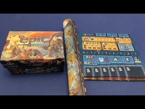 Tiny Epic Vikings Unboxing, Reboxing, and Set Up