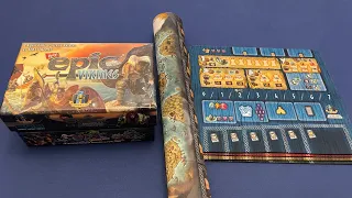 Tiny Epic Vikings Unboxing, Reboxing, and Set Up
