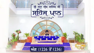 Angg 1226 to 1236 Sehaj Pathh Shri Guru Granth Sahib Punjabi Punjabi
