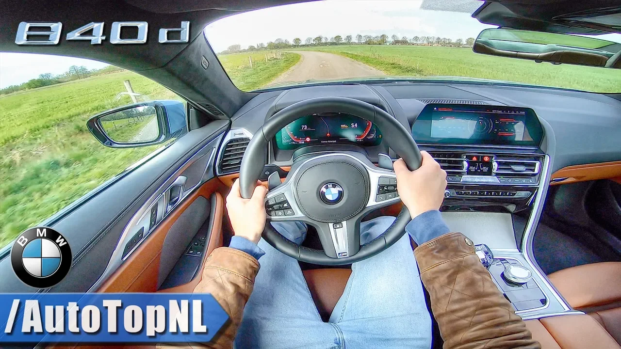 BMW 8 Series M SPORT 840d xDrive POV Test Drive by AutoTopNL