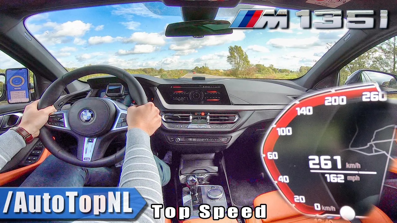 BMW 1 Series F40 M135i xDrive | TOP SPEED on AUTOBAHN by AutoTopNL