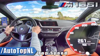 BMW 1 Series F40 M135i xDrive | TOP SPEED on AUTOBAHN by AutoTopNL