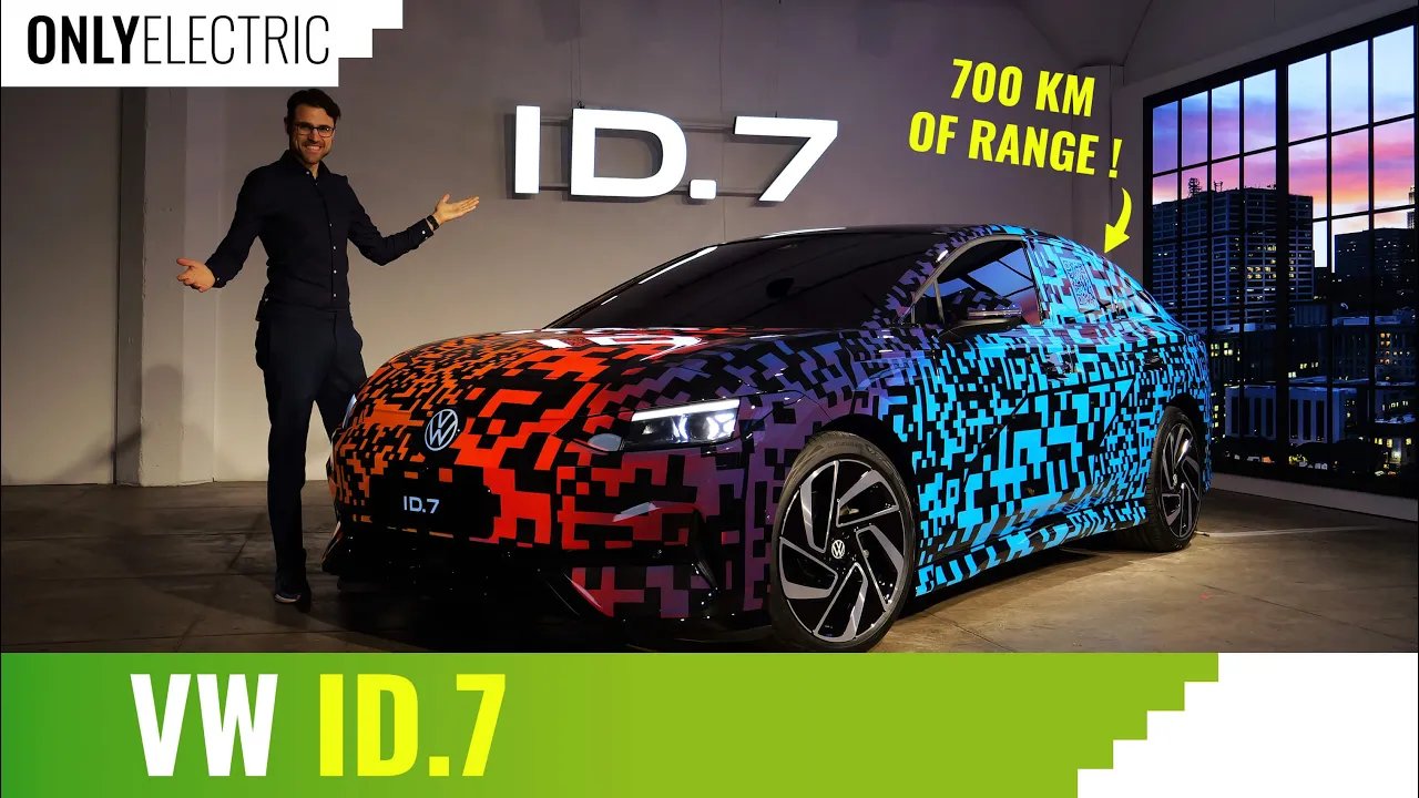 VW ID7 - A Massive 700 km of Electric Range !