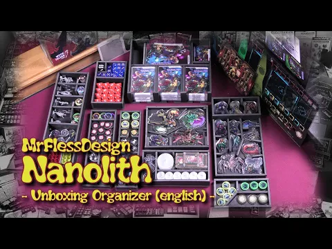 Nanolith: Unboxing Insert / Organizer (english)