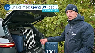 En uke med Xpeng G9: Dag 3 - enormt bagasjerom, men hvor i all verden er hengefesteknappen?