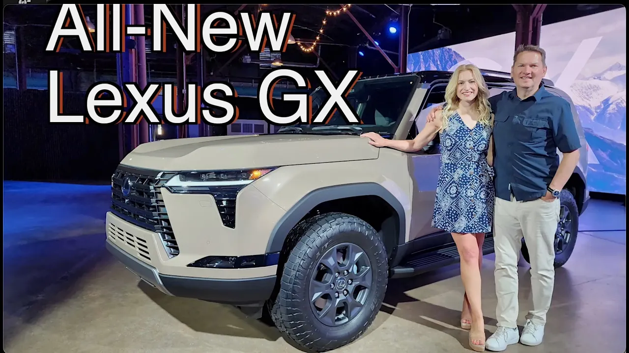 All-New 2024 Lexus GX first look // A glimpse at the new Toyota 4Runner??
