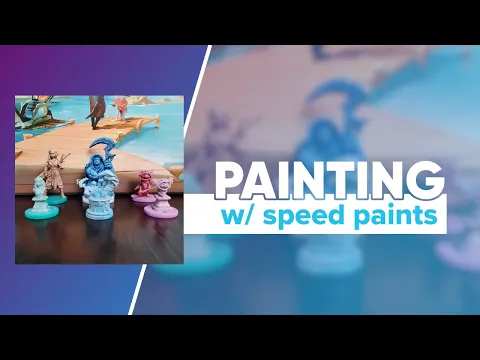 Painting Tidal Blades with Speed Paints | Sundrop Wash Technique @boardgamesjames @thearmypainter