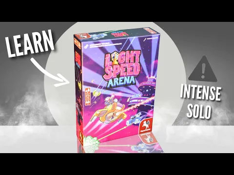 Light Speed: Arena | Solo Board Game Playthrough and Tutorial
