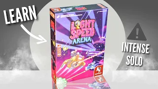 Light Speed: Arena | Solo Board Game Playthrough and Tutorial
