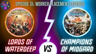 Worker Placement Legends: Lords of Waterdeep vs Champions of Midgard