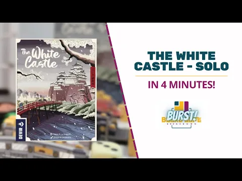 Board Game Breakdown BURST: The White Castle Solo Mode in 4 Minutes!