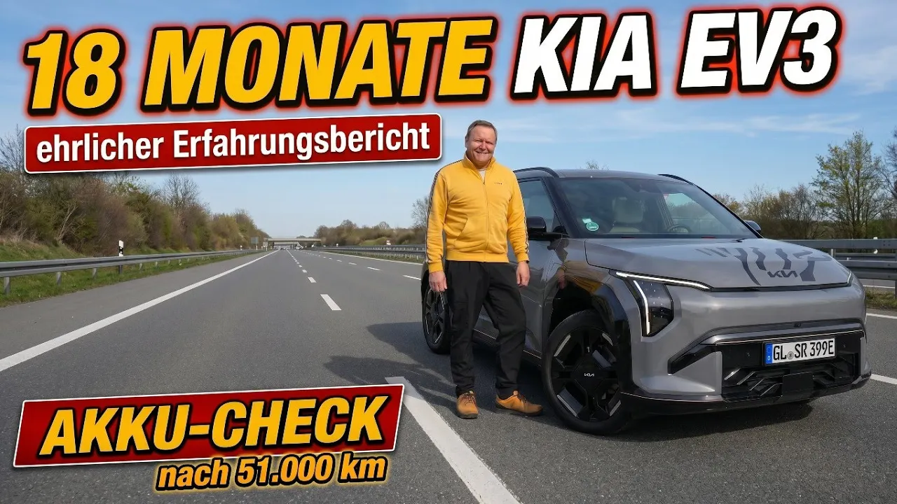 Von 800V auf 400V! 18 Monate Kia EV3: Erfahrungsbericht & Aviloo Akkutest