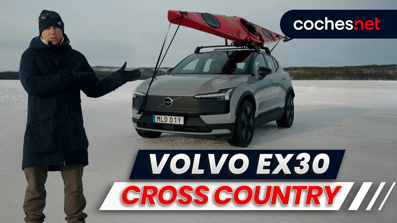 Volvo EX30 Cross Country | Prueba en Laponia / Test / Review en español | coches.net