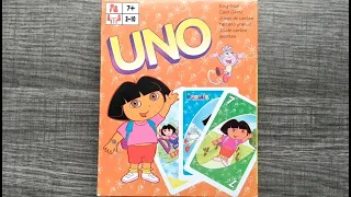 UNO Dora the Explorer Card Game
