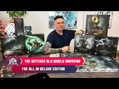 The Witcher Old World - unboxing the all in deluxe edition!