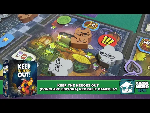 Keep the Heroes Out (Conclave Editora) - Regras e Gameplay | Casa NERD lol