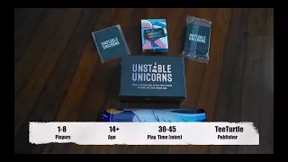 Unstable Unicorns Black Box Edition + Expansions - Unboxing