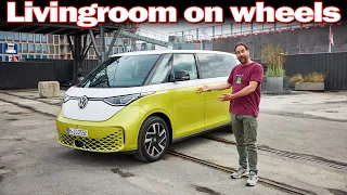 Let's drive the VW Id Buzz - Comfortable but a bit more noisy