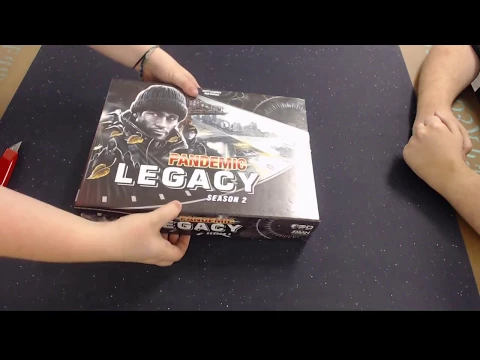 Pandemic legacy Season 2 Unboxing **Minimal Spoilers**