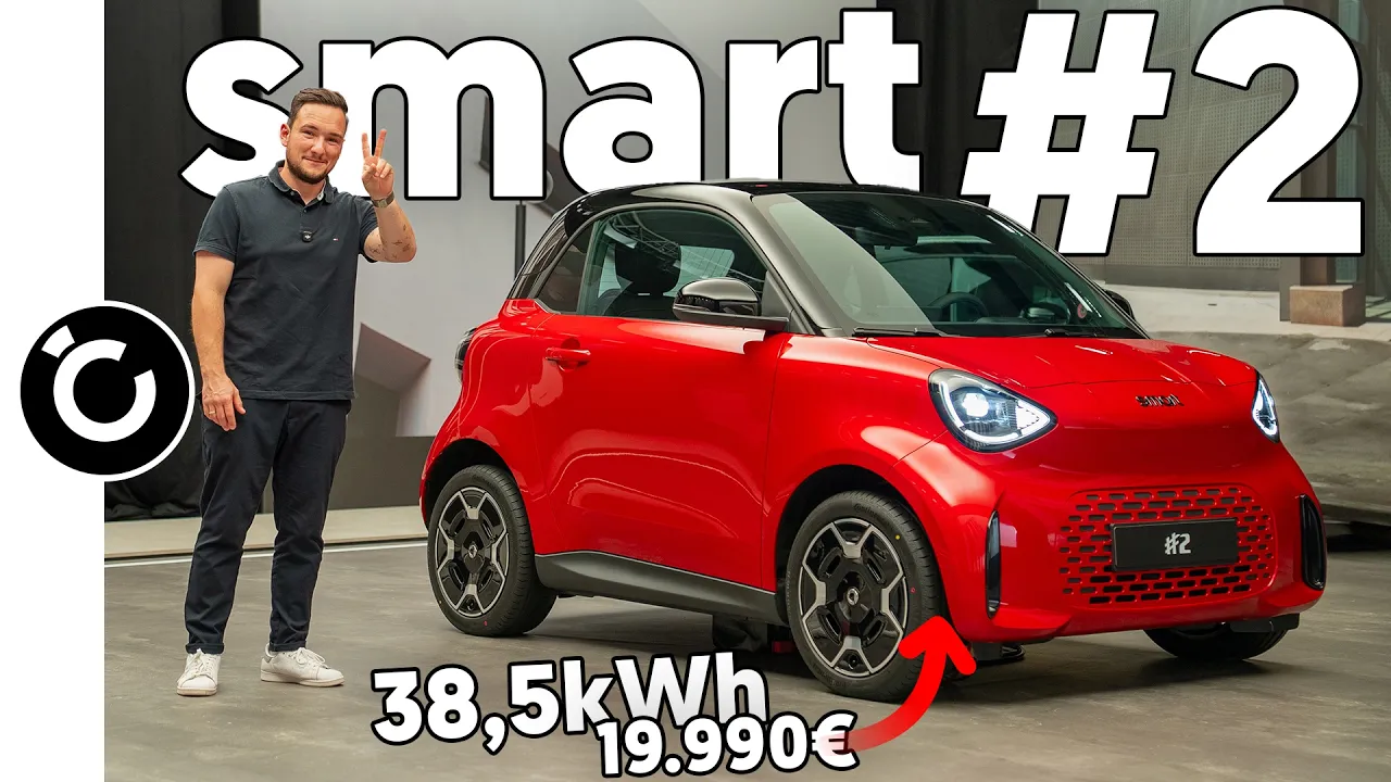 Smart #2: Nur 2,76 Meter, aber 35,8 kWh Akku für unter 20.000€?!