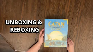 Catan: Seafarers Expansion - Unboxing and Reboxing - What's in the Box?