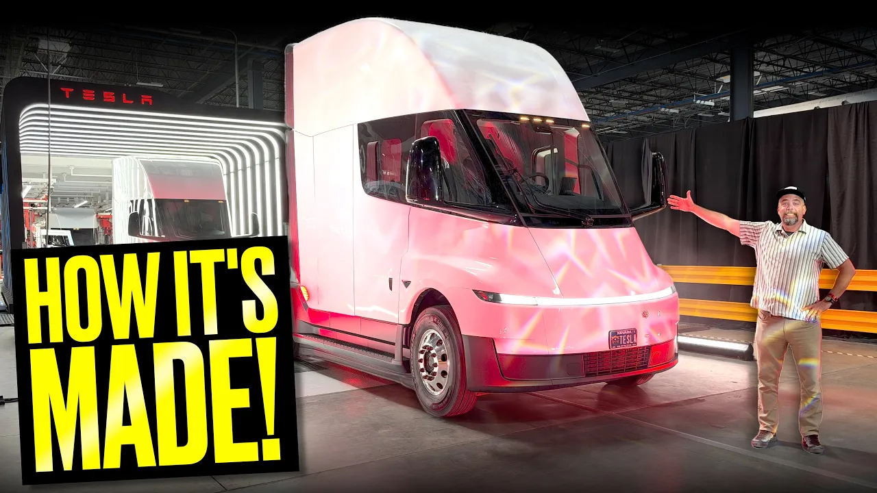 From A to Z, Here's Every Step to BUILDING a Tesla Semi Truck!