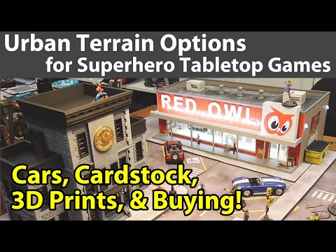 Urban Terrain Options for Superhero/Zombie Games