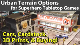 Urban Terrain Options for Superhero/Zombie Games