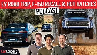 EV v Petrol road trip, F-150 recalled again & our hot hatch drag race | The CarExpert Podcast