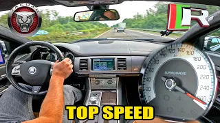 JAGUAR XFR 5.0 V8 is the MOST UNDERRATED POWERHOUSE on AUTOBAHN!
