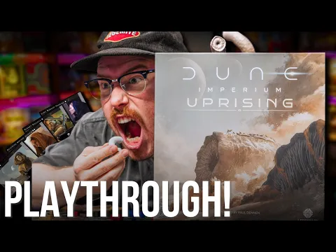 Dune 2 Electric Boogaloo! Dune Imperium Uprising Boardgame Playthrough