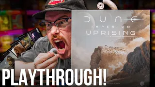 Dune 2 Electric Boogaloo! Dune Imperium Uprising Boardgame Playthrough