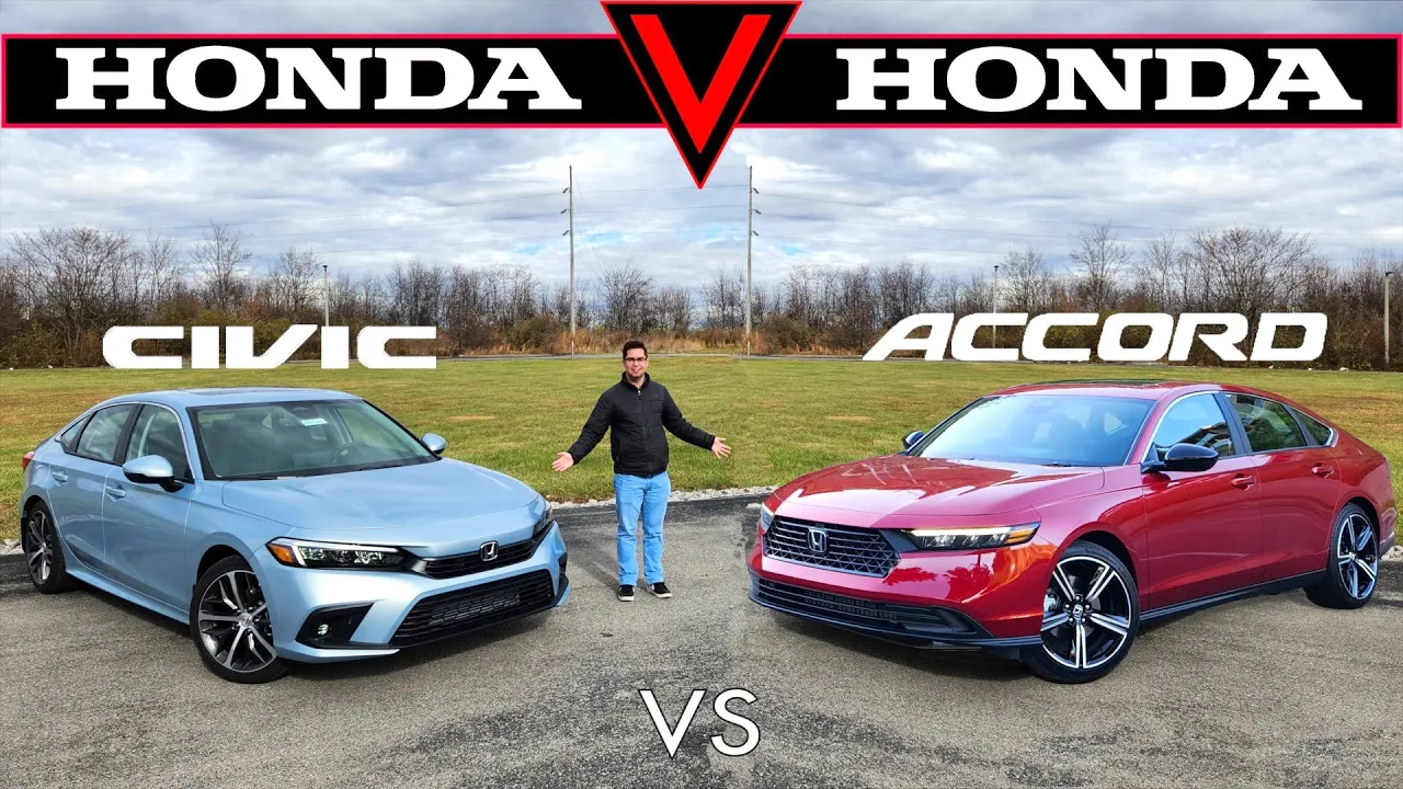 SIBLING RIVALS! -- 2023 Honda Accord vs. 2023 Honda Civic: Comparison