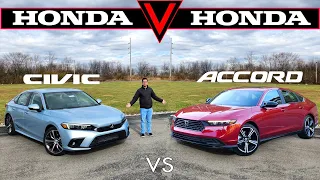 SIBLING RIVALS! -- 2023 Honda Accord vs. 2023 Honda Civic: Comparison