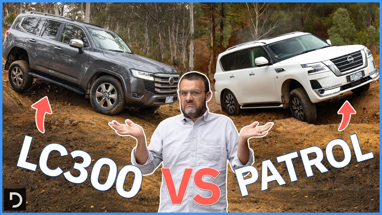 2023 Toyota LandCruiser Sahara v Nissan Patrol Ti-L On-Road & Off-Road Comparison | Drive.com.au