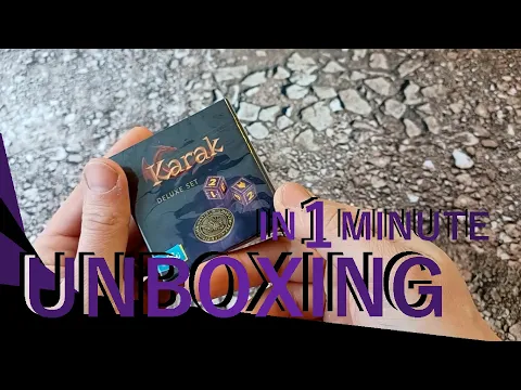 Karak DELUXE SET UNBOXING in 1 minute