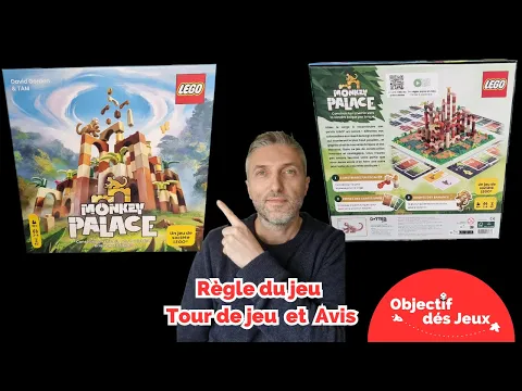 LEGO Monkey Palace Comment jouer une partie du jeu de société avec vidéorègle. Asmodée.