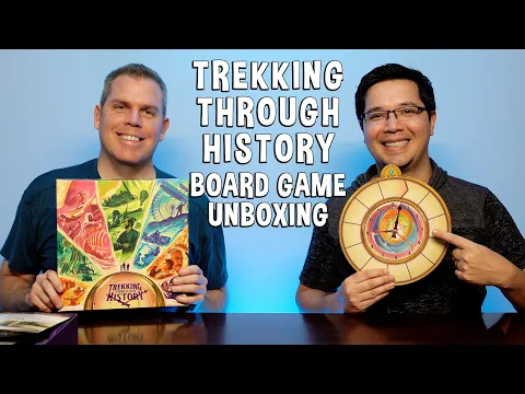 Unboxing Trekking Through History - Time Travel Board Game