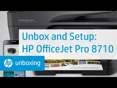 Video zu HP Officejet Pro 8710 (D9L18A)