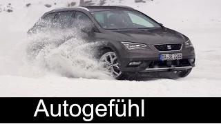 Seat Leon X-Perience snow driving offroad 4x4 - Autogefühl