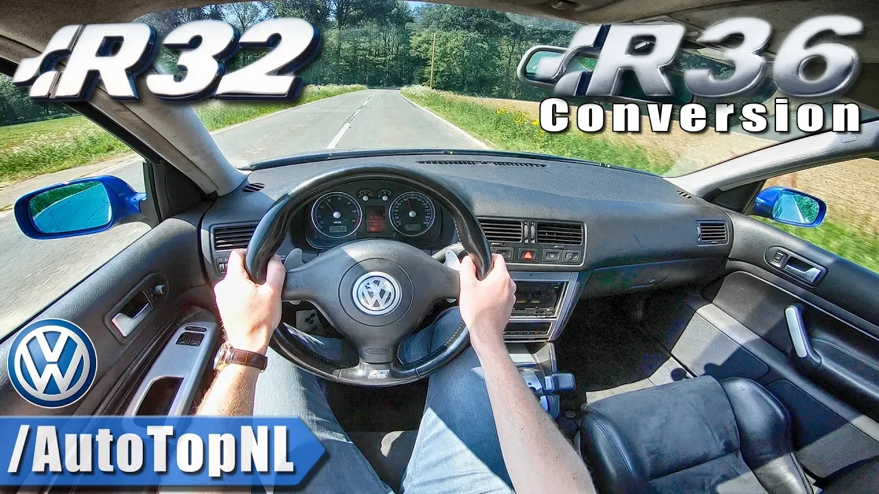 VW GOLF R32 | R36 SUPERCHARGED 3.6 V6 | POV Test Drive by AutoTopNL