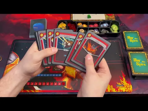 Slay the Spire: The Board Game - Ascension 1 Ironclad Solo Playthrough (Act 1)