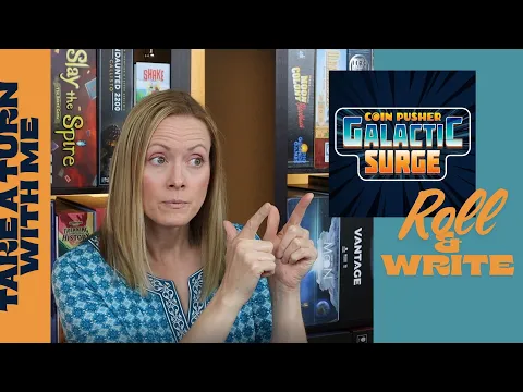 COIN PUSHER: GALACTIC SURGE | New Print & Play AND Roll & Write Game!