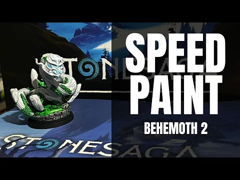 Painting this miniature is very fast!! | Behemoth 2 Technique