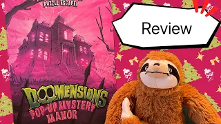 Doomensions - Pop-up Mystery Manor - Board Game REVIEW